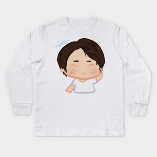 Happy Chibi Leo | VIXX Kids Long Sleeve T-Shirt